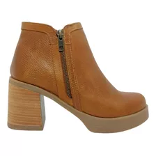 Botinetas Mujer Cuero Vacuno Riot Fairuz Botas Plataforma