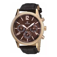 Reloj Para Hombre Neo Analog Brass Dial-1734wl01