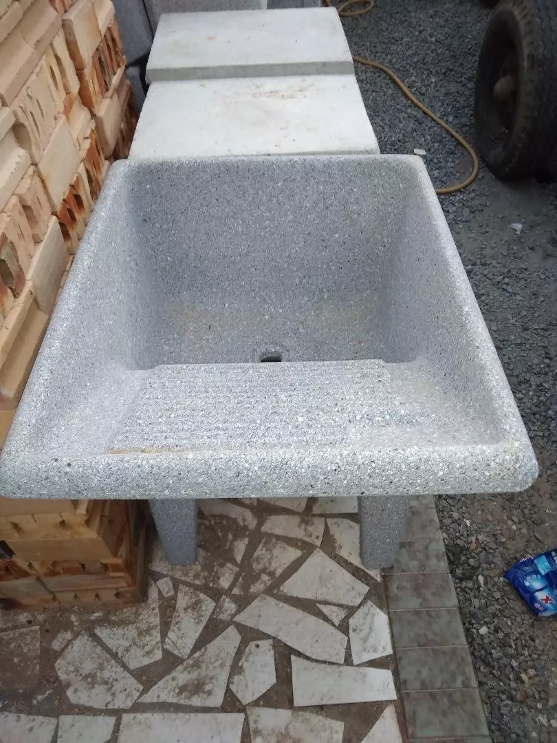 Tanque Lavar Roupas-cimento/concreto-frete Grátis Sp-capital