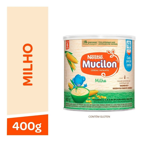 Cereal Infantil Milho 400g Mucilon