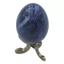 Yoni Egg De Pedra Sodalita Legítima Ovo De Pedra Sodalita