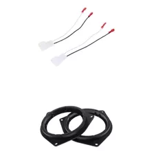 2pcs Stereo Speaker Harness + 2pcs Adapter Rings