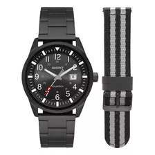 Relógio Orient Masculino Preto Solar+pulseira Mpss1044 P2px