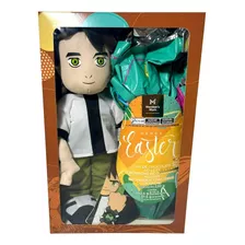 Ovo Chocolate Páscoa E Pelúcia Boneco Menino Ben 10 