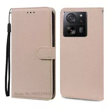 Funda Tipo Cartera De Piel Con Tapa Mi13t Para Xiaomi