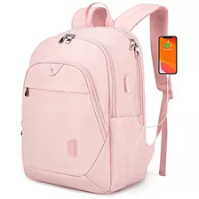 Mochila Para Laptop Bagsmart 15.6'' Rosa