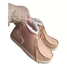 Botas Pantubotas Wallaby Bajo Clasico Corderito Mujer 34-42