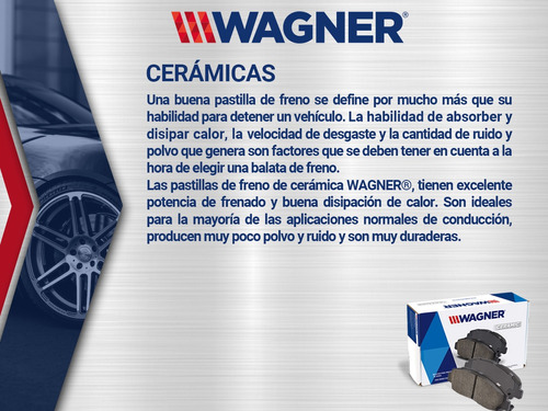 Balatas Ceramicas Tra Wagner Lexus Es330 V6 3.3l 04 A 06 Foto 4