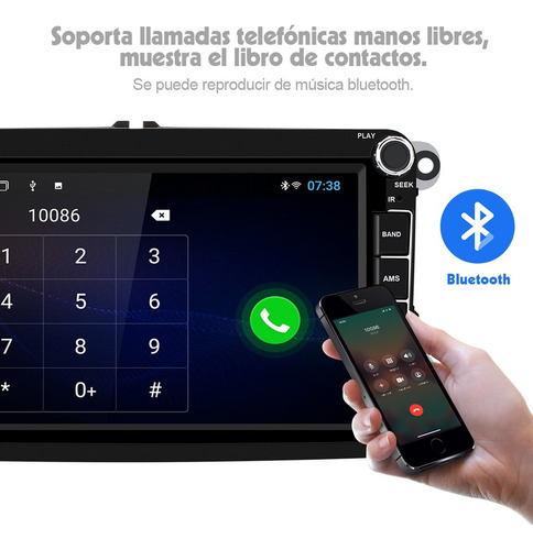 Radio 1+32g Para Vw Polo Vento Bora Golf Jetta Mk6 Passat Foto 9