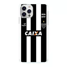 Capinha Atlético Mineiro Mg Camisa Preto E Branca Capa