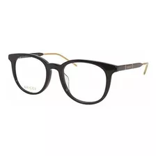 Montura - Gucci Gg0850ok 005 Eyeglasses Men's Black-brown-go