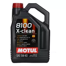 Aceite De Motor 8100 X-clean 5w40 Botella De 5 Litros Motul