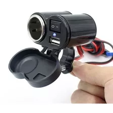 Cargador Toma 12v Usb Gps Celular Adaptador Soporte Bite 