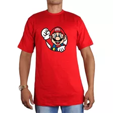 Camiseta Camisa Tshirt Jogos Nerd Games Mario Luigi