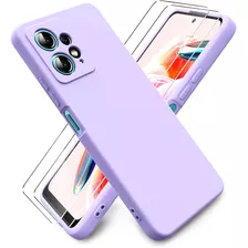 Carcasa Silicona Slim Para Xiaomi Redmi Note 12 4g Violeta Liso