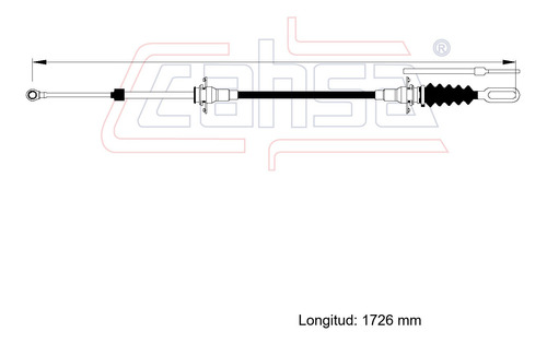 Cable Selector Velocidades Para Ford Crown Victoria 1997 4.6 Foto 2