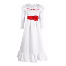 Nuoqi Mujeres Nias Deluxe Annabelle Disfraz Halloween Horr