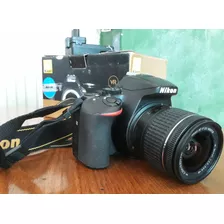  Nikon Kit D5600 18-55mm Vr Dslr Color Negro 