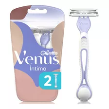 Maquina De Afeitar Gillette Venus Íntima Desechable 2 Un