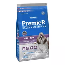 Alimento Premier Super Premium Raças Específicas Shih Tzu Para Cachorro Adulto De Raça Pequena Sabor Frango Em Sacola De 1kg