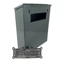Caja Para Buzón + Tapa De Aluminio
