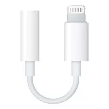 Adaptador Compatible Con Lightning A Jack 3.5mm, Color Blanco