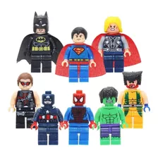 Juguete Lego Superheroe Marvel Dc Figuritas Spiderman Batman