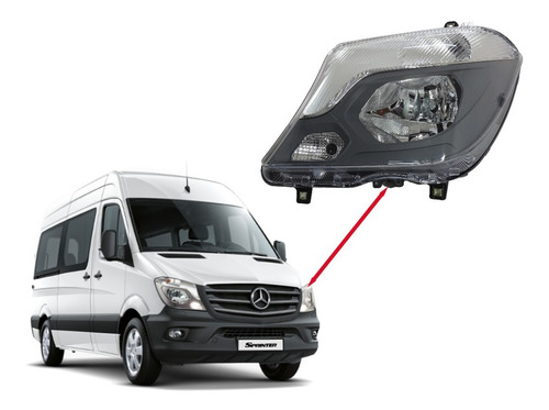 ptico Delantero Izq. O Der. Mercedes Benz Sprinter 16-19 Foto 5