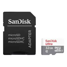 Cartão De Memória Microsd 32gb + Adaptador Ultra - Sandisk