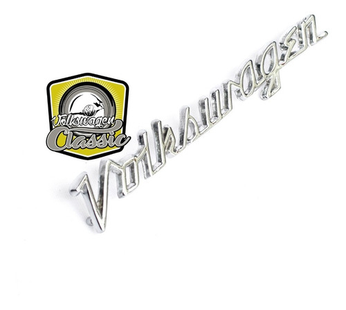 Emblema Scrip De Volkswagen Sedan Vocho Para Cofre Foto 2