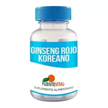 Ginseng Rojo Koreano Fv 1x60 Cap 500mg. Pot Fisica - Mental Sabor Natural