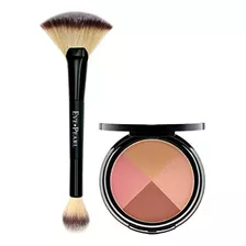 Eve Pearl Ultimate Face Compact Y 204 Dual Fan Highlighter B