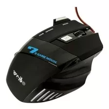 Mouse Gamer Profissional Led Rgb 6000 Dpi Usb 3.0 Com Fio Nf