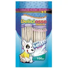 Ossinho Para Cães Filhote Baby Leite Palito Fino 100g