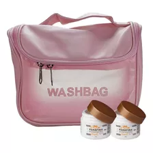 Necessaire Washbag + 2 Parafinas Bronzeadora Lorkin Fps8 30g