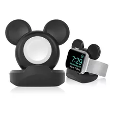Stand Soporte Para Apple Watch Carga Magsafe Mickey Silicona