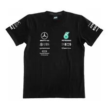 Combo Remera F1 2023 Mercedes Hamilton Russell + Gorra