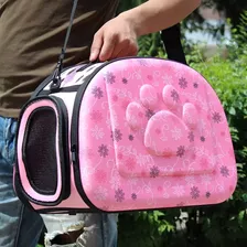 Bolso Transportador Para Mascotas Viajes Canil Roro Mochila Transporte Perros Gatos Rosa