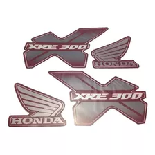 Kit Adesivo Faixa Moto Honda Xre300 Xre 2014/2015 - Vermelho Cor Vermelha