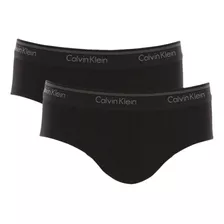 Cueca Calvin Klein Cotton Stretch Classic Preta Pack 2un