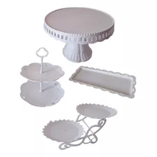 Set Candy Bar (porta Torta, Bandejas, Porta Cup Cake)