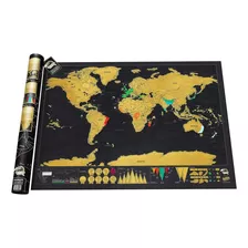 Mapa Para Raspar Scratch Map Deluxe Edition 82x59cm Raspable