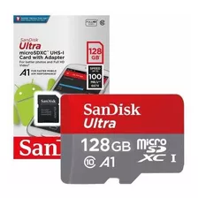 Memoria Micro Sd Sandisk 128gb 80mb