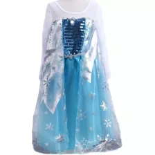 Disfraz Vestido Princesa Elsa Frozen Niñas