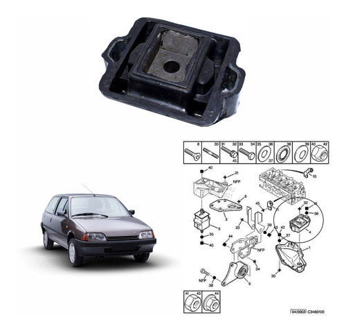 Soporte Motor Izquierdo Citroen Ax Foto 6