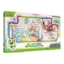 Box Pokémon Coleção Paldea Sprigatito - Tcg Cards Copag