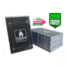 Kit Com 10 X Harpa Crista Hinos E Corinhos Pequena - Preta