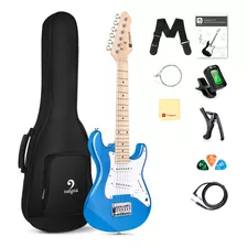 Vangoa Guitarra Elctrica Para Nios, Kit De Iniciacin De Guit