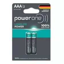 Pilas Alcalinas Power One Longlife Power Aaa 1.5v Blíster X2