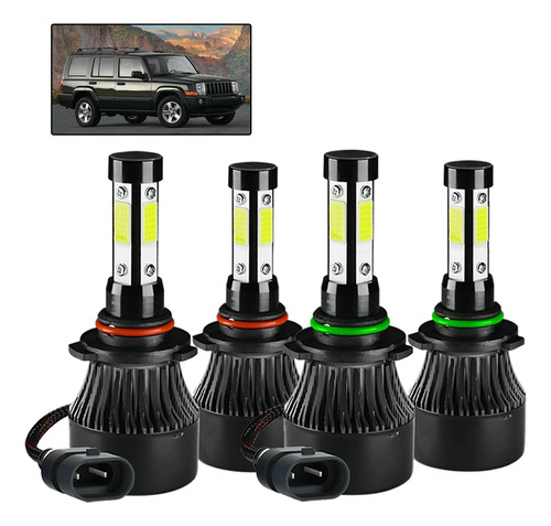 Kit De Focos Led H13 9145 Para Jeep Liberty 2008-2013